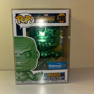Green Chrome Walmart Exclusive Thanos😊*WITH POP PROTECTOR